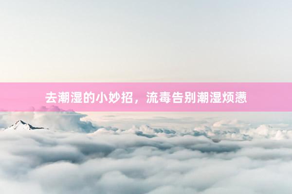 去潮湿的小妙招，流毒告别潮湿烦懑